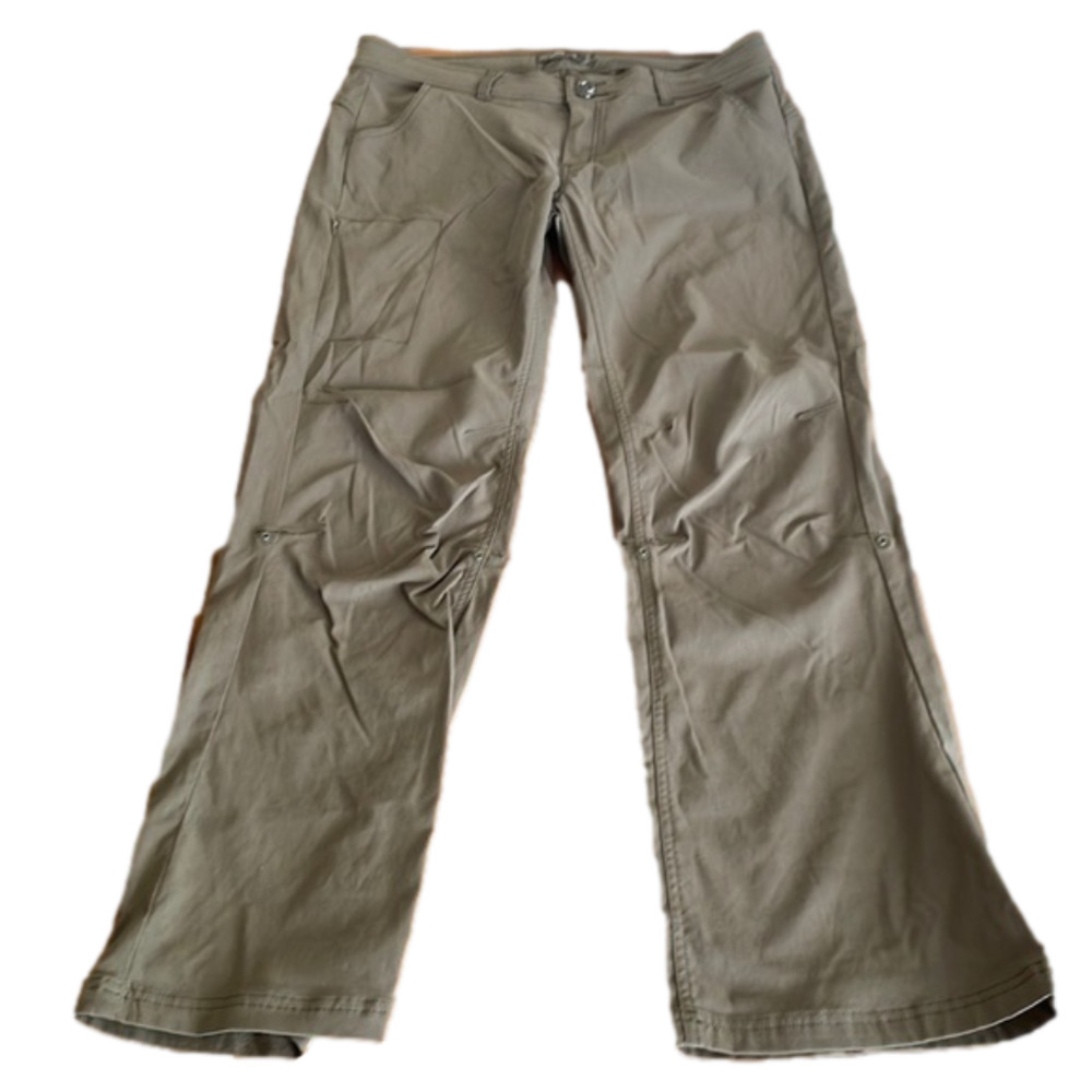 PRANA Nylon Roll Up Hiking Pants Size 12